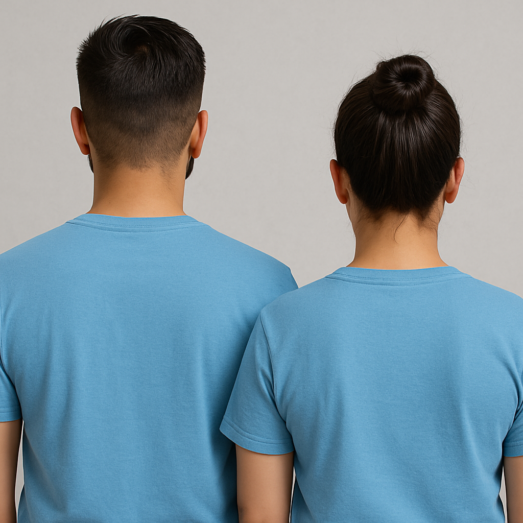 Couple Combo – Unisex Classic Cotton T-Shirt (Set of 2) - Image 5