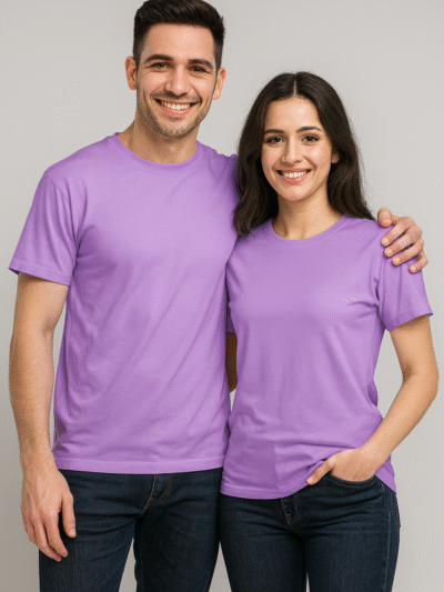 Couple Combo – Unisex Classic Cotton T-Shirt (Set of 2)