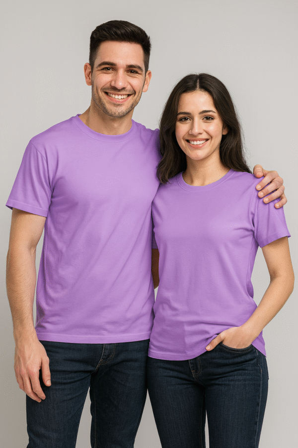 Couple Combo – Unisex Classic Cotton T-Shirt (Set of 2)