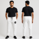 Men’s White Joggers