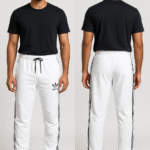 Men’s White Joggers – Classic 3 Stripes - Adidas Joggers – Classic 3 Stripes