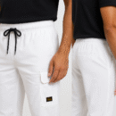 Men’s White Cargo Joggers – Urban Streetwear