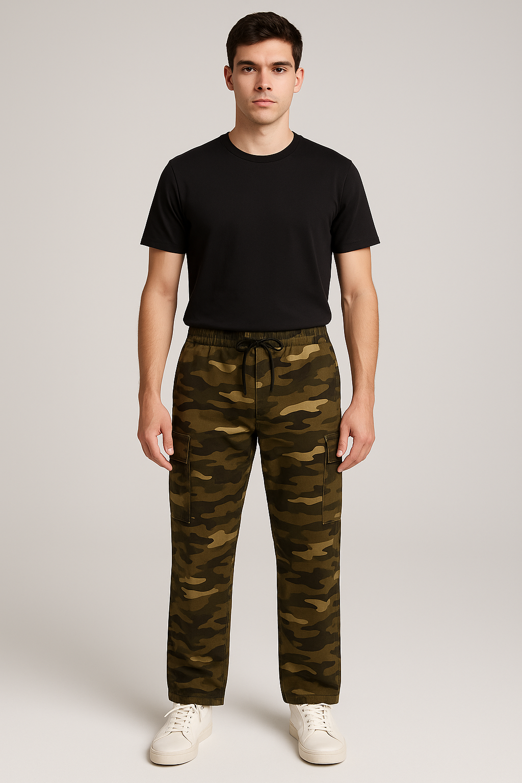Men’s Camouflage Cargo Jogger Pants