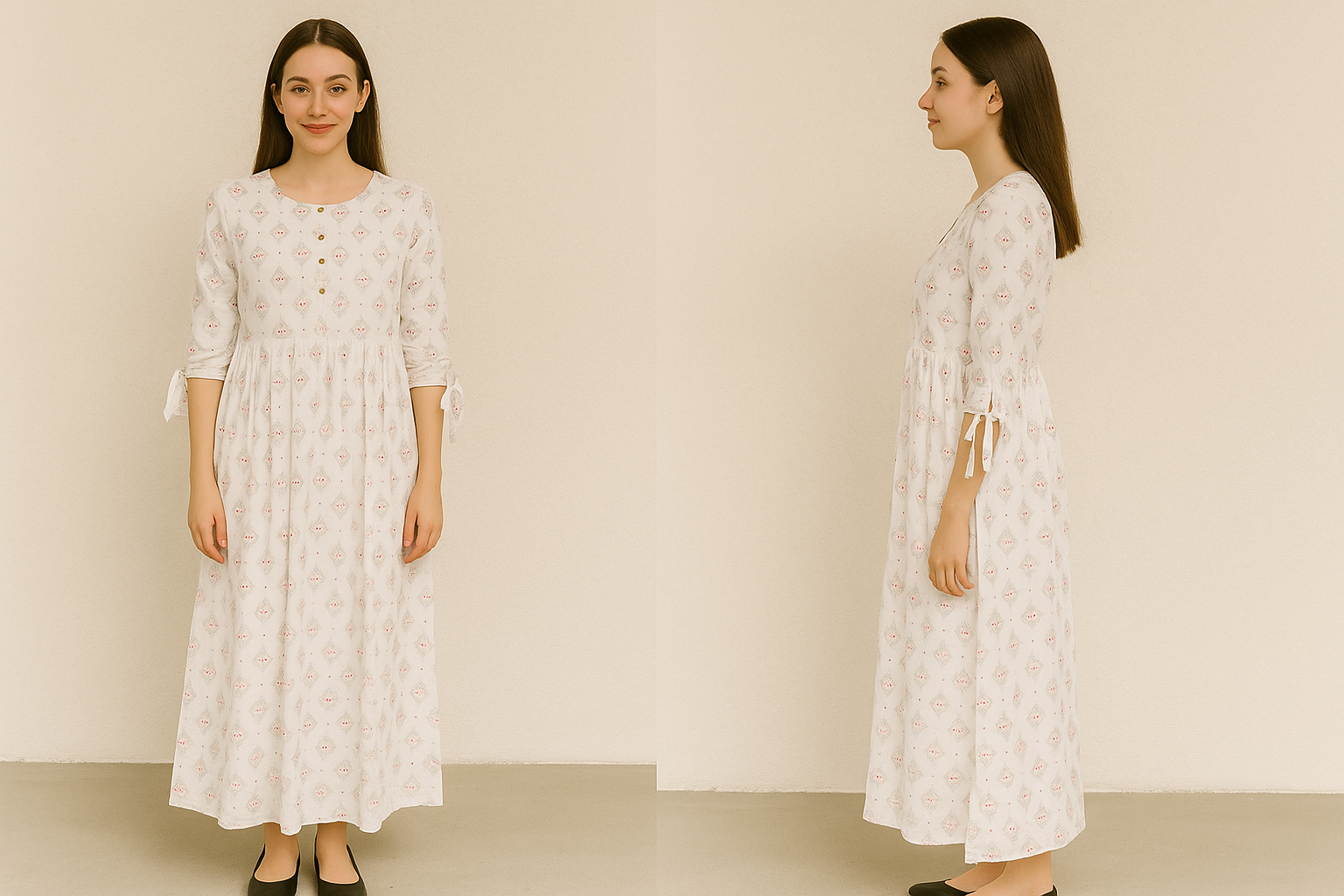 Elegant Cotton Anarkali Kurta