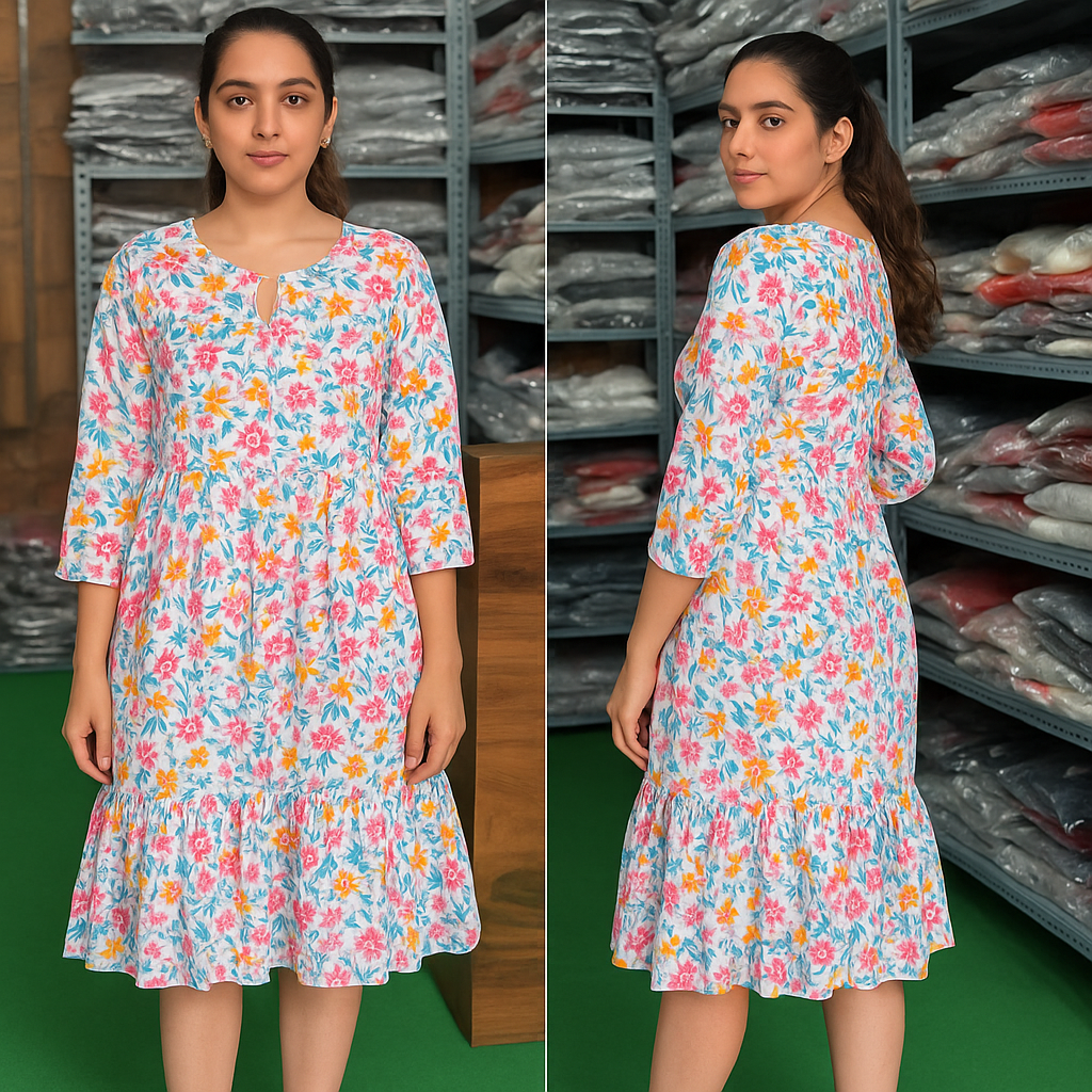 Elegant Cotton Kurti & Dress Collection - Image 10