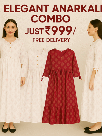 Elegant Anarkali Combo