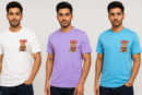 Couple Round-Neck "CASH Bear" T-Shirt Combo