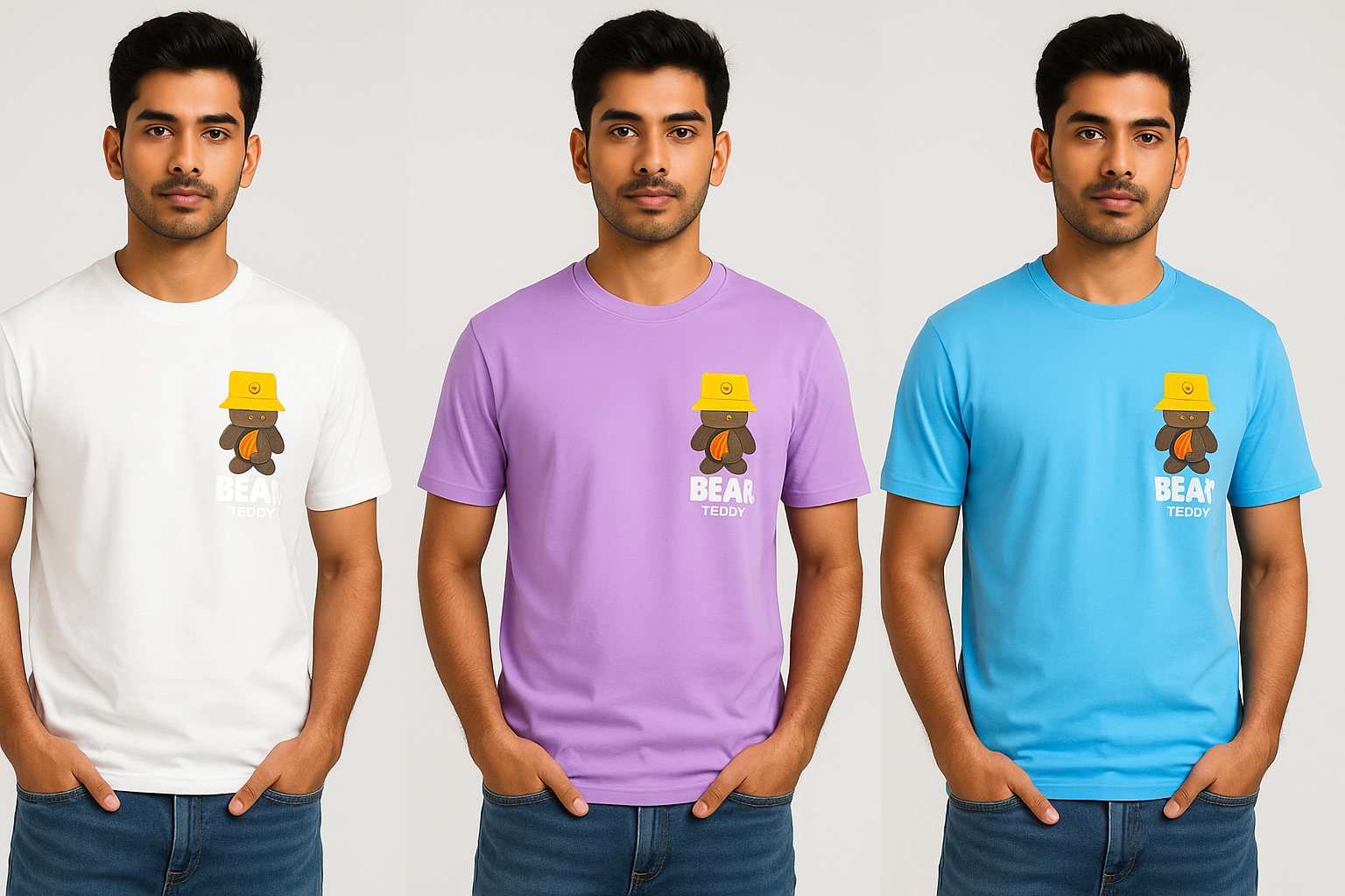Couple Bear Teddy T-Shirts Combo - Image 6