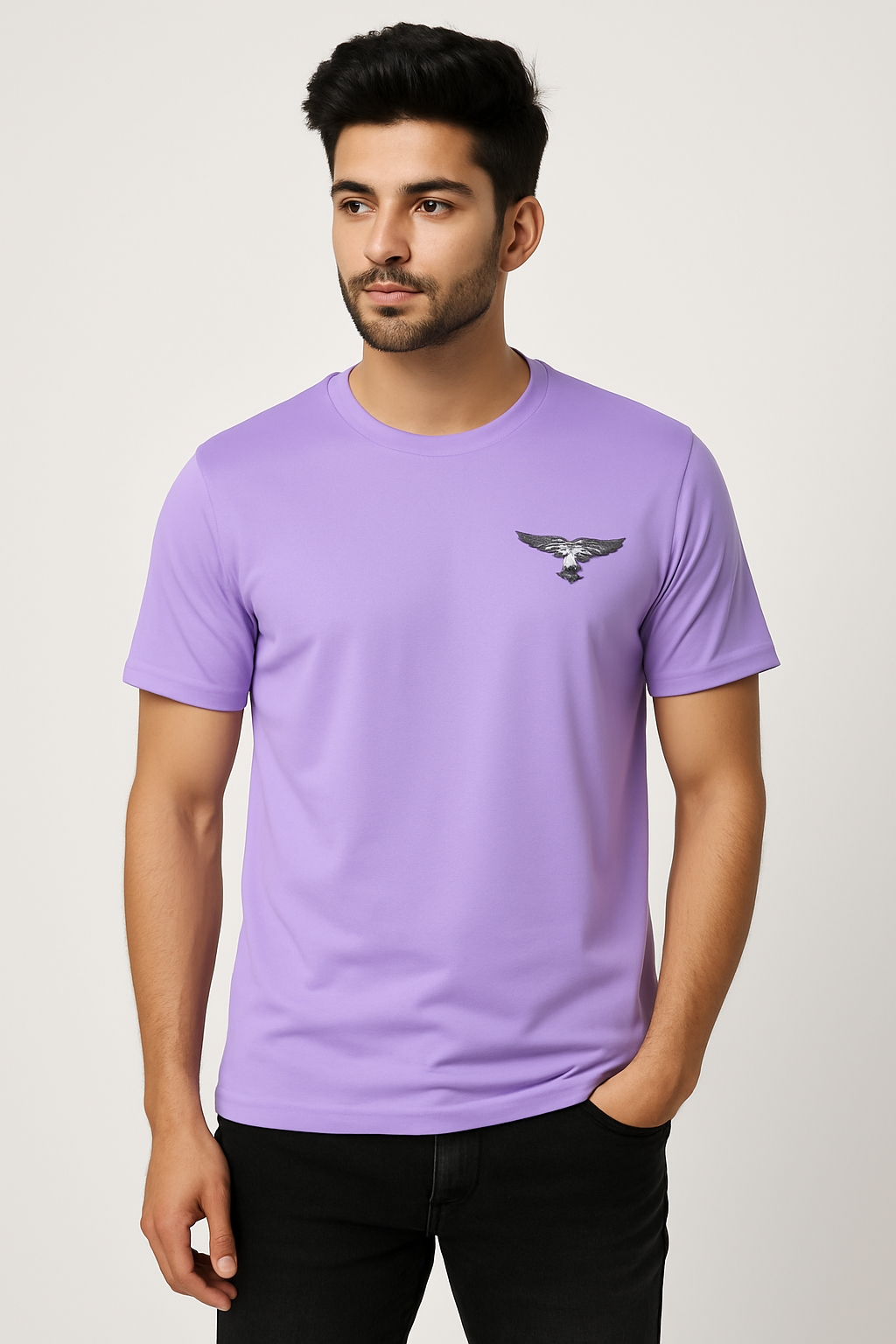 Couple Eagle Patch T-Shirt Combo - Image 8