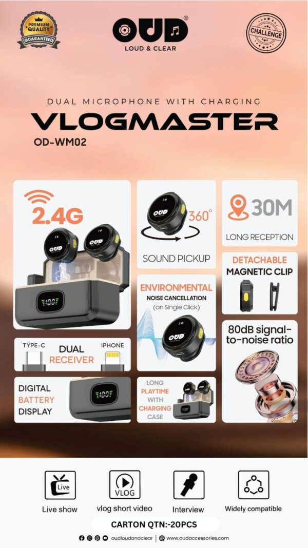 Dual Wireless ADUIO Mic - Image 4