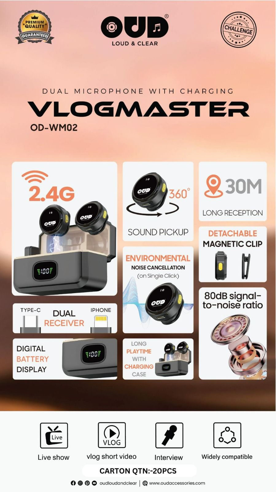 Dual Wireless ADUIO Mic - Image 4