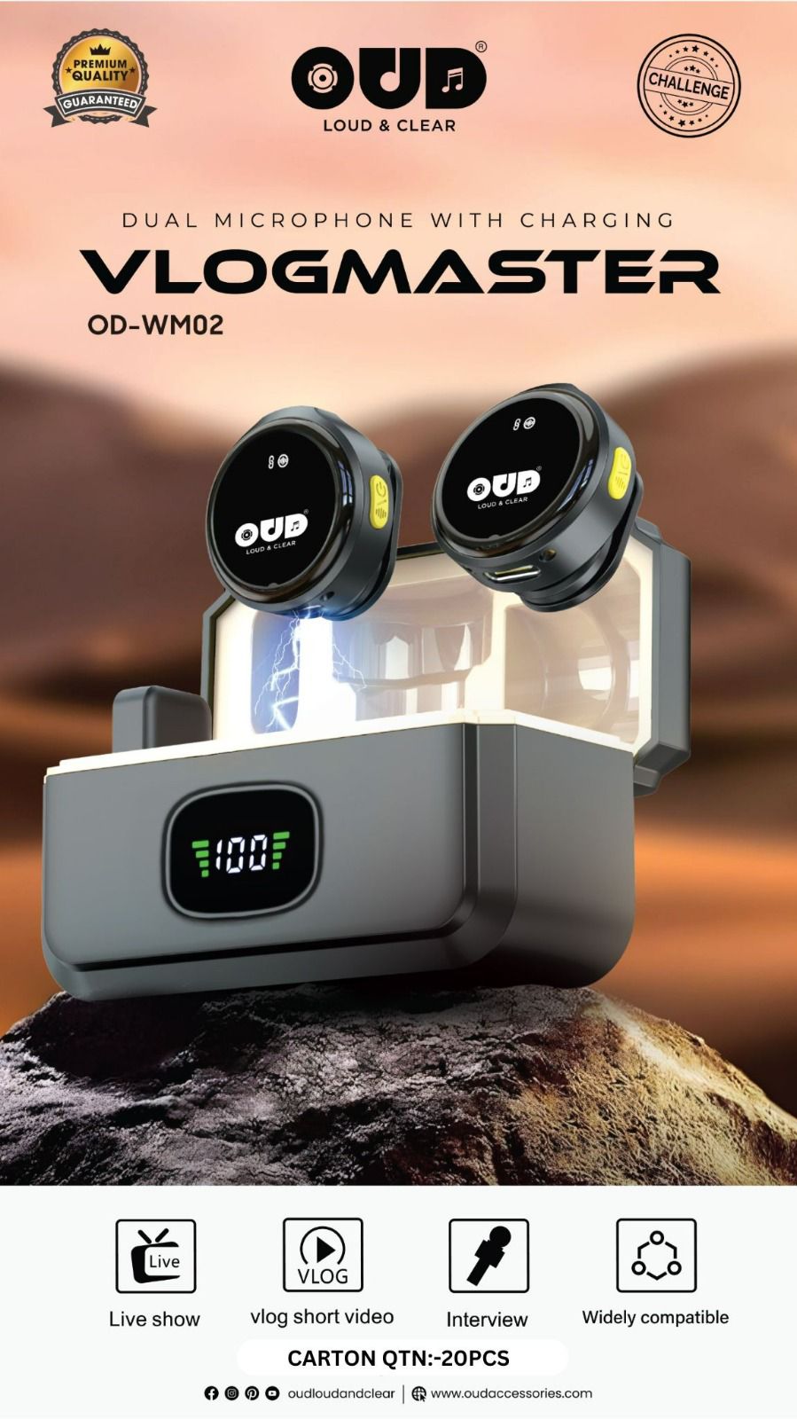 Dual Wireless ADUIO Mic